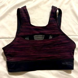 Lululemon sports bra with mesh accent